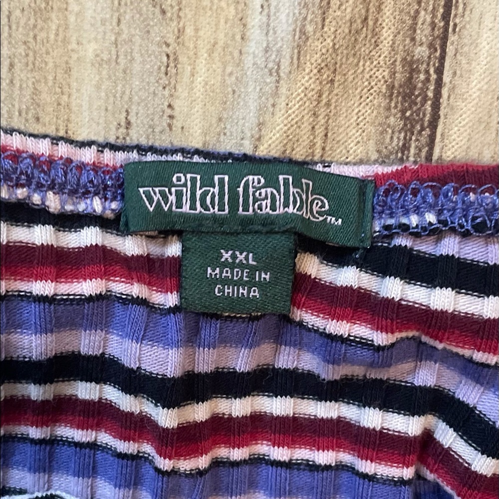 XXL STRIPED CROPTOP